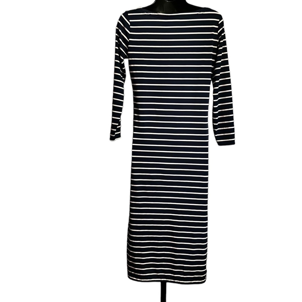 Vineyard Vines XS Sankaty Boat Neck Navy Blue & White Stripes - Picture 3 of 4